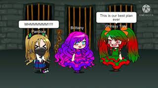 Pandora gets kidnapped by 2 spoiled brats Brittany and Chrissy Tree |•.Gacha•.Skit•.|