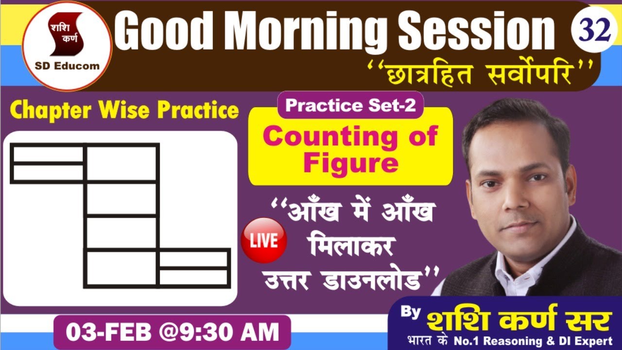 Counting Of Figure Reasoning Topic Wise Reasoning By Shashi Karna 