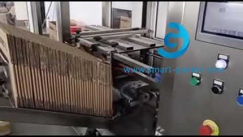 Automatic carton box forming feeding machine box erecting machine testing video