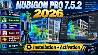 NUBIGON Pro v7.5.2 2026 | Installation | Tutorial | Point Cloud & Scan-to-BIM