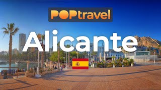 Walking in ALICANTE / Spain  4K 60fps (UHD)