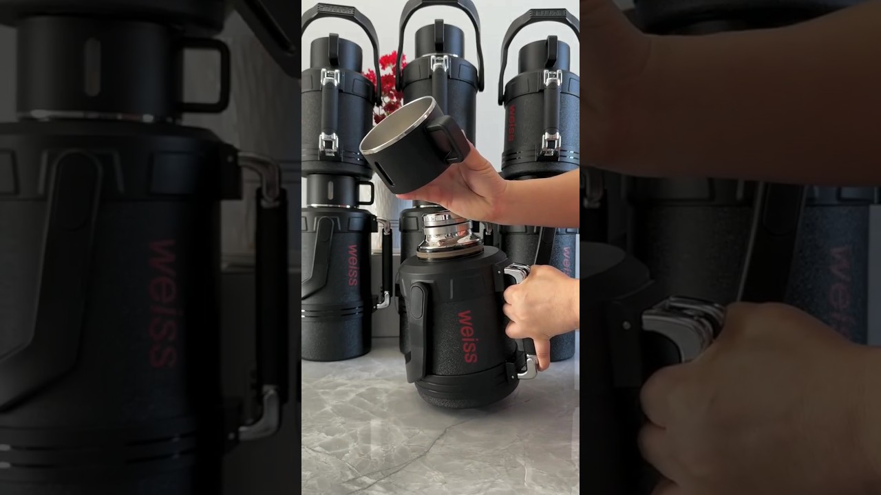 Large Capacity Stainless Steel Thermal Kettle – Perfect for Travel & Outdoors! 