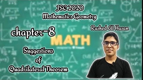 JSC 2020 suggestions of Quadrilateral Theorem Chapter 8 Online class