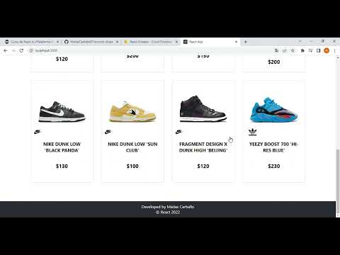 React App  Short Video para proyecto de CoderHouse