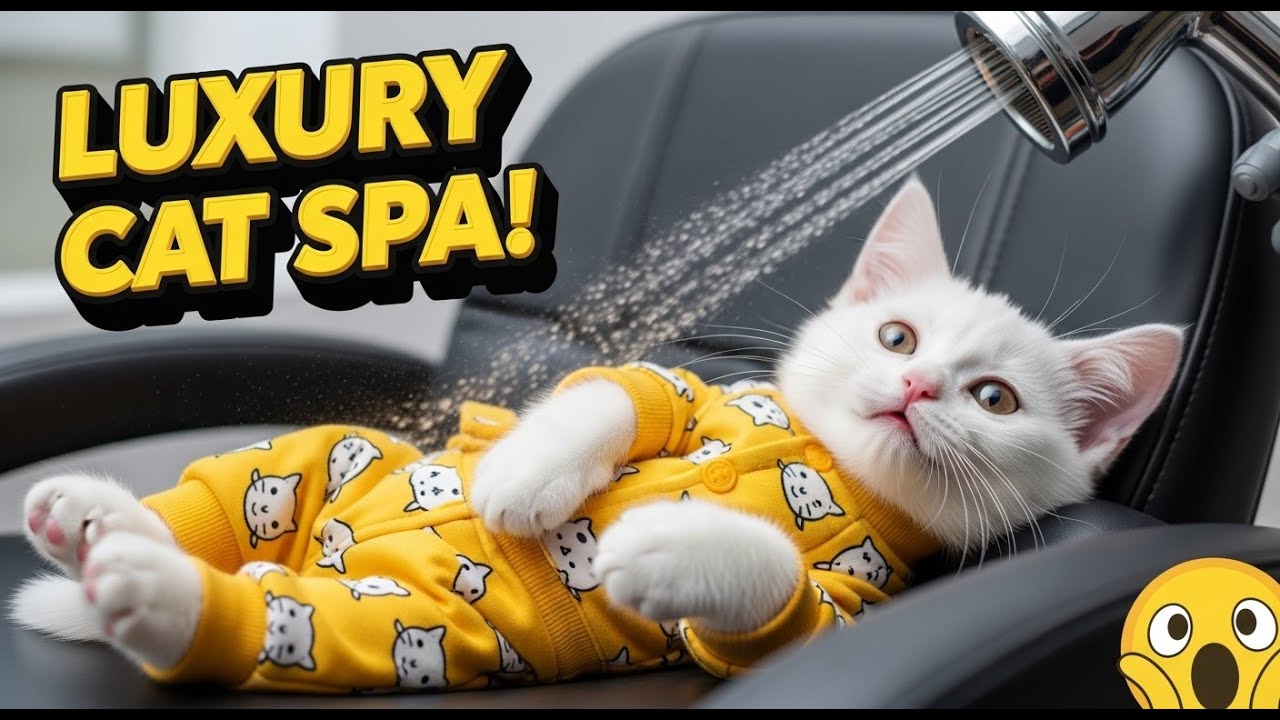 Маленький котенок, большие мечты: мой первый рабочий день в роскошном ресторане! 🐱🍔