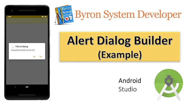 AlertDialog Buider in Android Studio