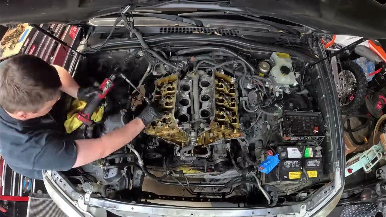 2004 Toyota 4 runner 4.0 head gasket replacement (Time lapse) - YouTube