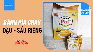 Bánh Pía Chay Đậu Sầu Riêng Tân Huê Viên 480G 12 Cái Shopthuan
