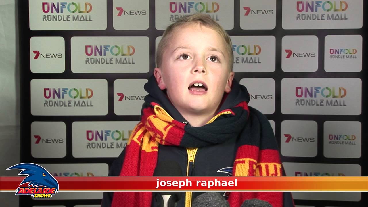 joseph raphael - 7 News Crows Experience