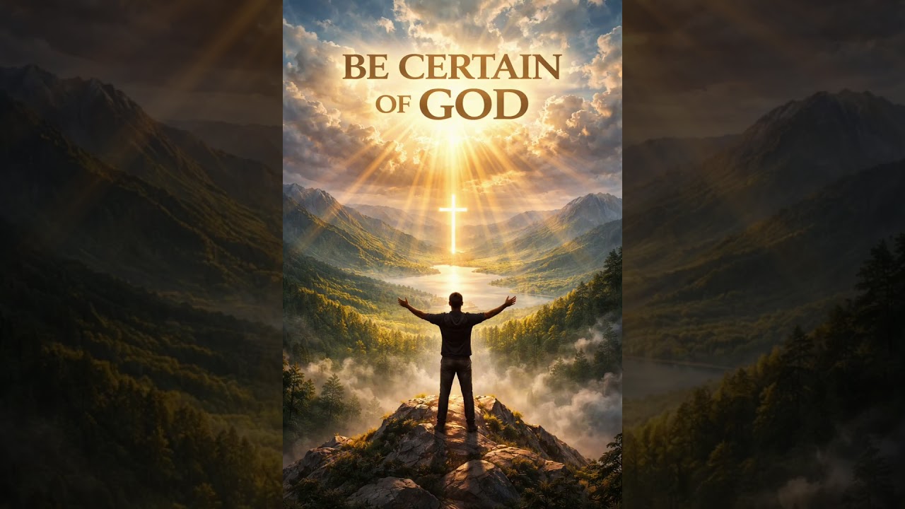 Be certain of God (worship song, gospel song) latest 2026