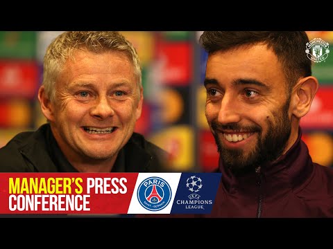 Bruno to captain United in Paris | Press Conference | PSG v Manchester United | Champions League