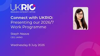 UKRIO Connect: Presenting our 2026/7 Work Programme