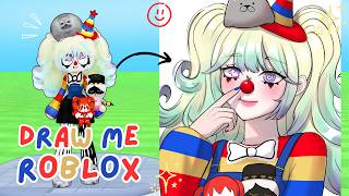 Playing Roblox DRAW ME as a TRYHARD... and Got Drawn CUTE Again 🥺