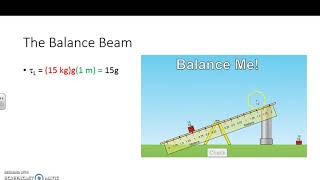 Torque on a Balance Beam: Practice Problem
