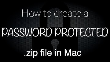 create password protected zip file in mac | no downloads