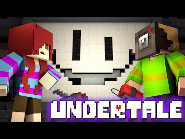 Maizen vs. Flowey - Undertale in Minecraft, Maizen vs. Flowey - Undertale  in Minecraft, By Game Is Life