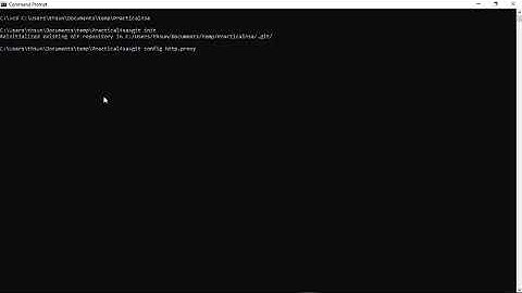 Configure Git to work over proxy