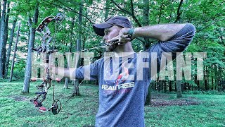Shooting the bow:Archery Setup: Hoyt Carbon Defiant
