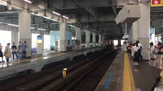 阪神電車 西宮駅 直通特急8000系入線