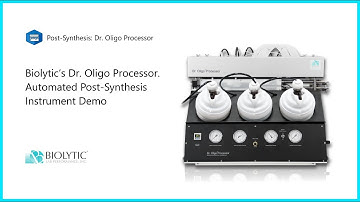 Dr. Oligo Processor. The automated DNA RNA oligonucleotide purification instrument.