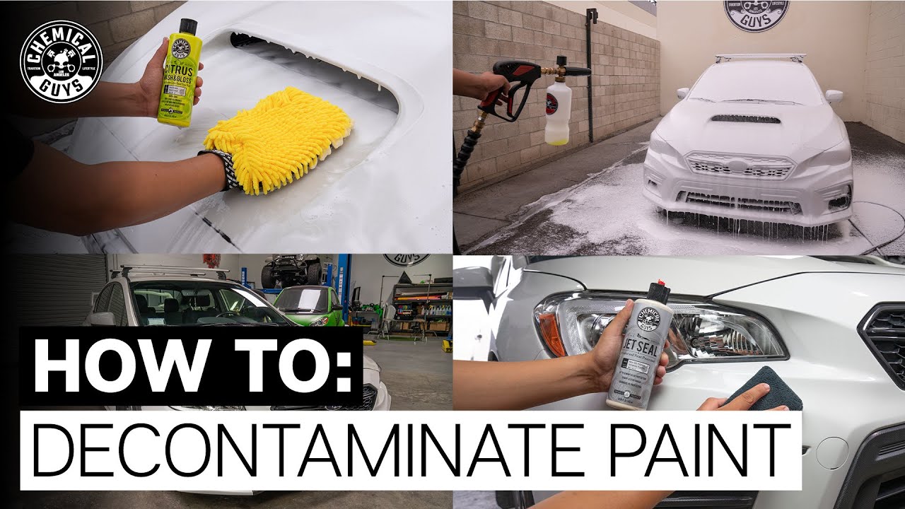 How To Decontaminate White Paint! Chemical Guys YouTube