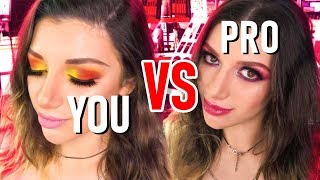 MY SUBSCRIBERS VS A PRO MAKEUP ARTIST😱