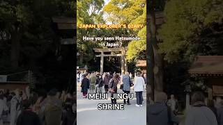 Have you seen Hatsumode in Japan ? Meiji Shrine , Amazing forest in the middle of Tokyo #japantravel