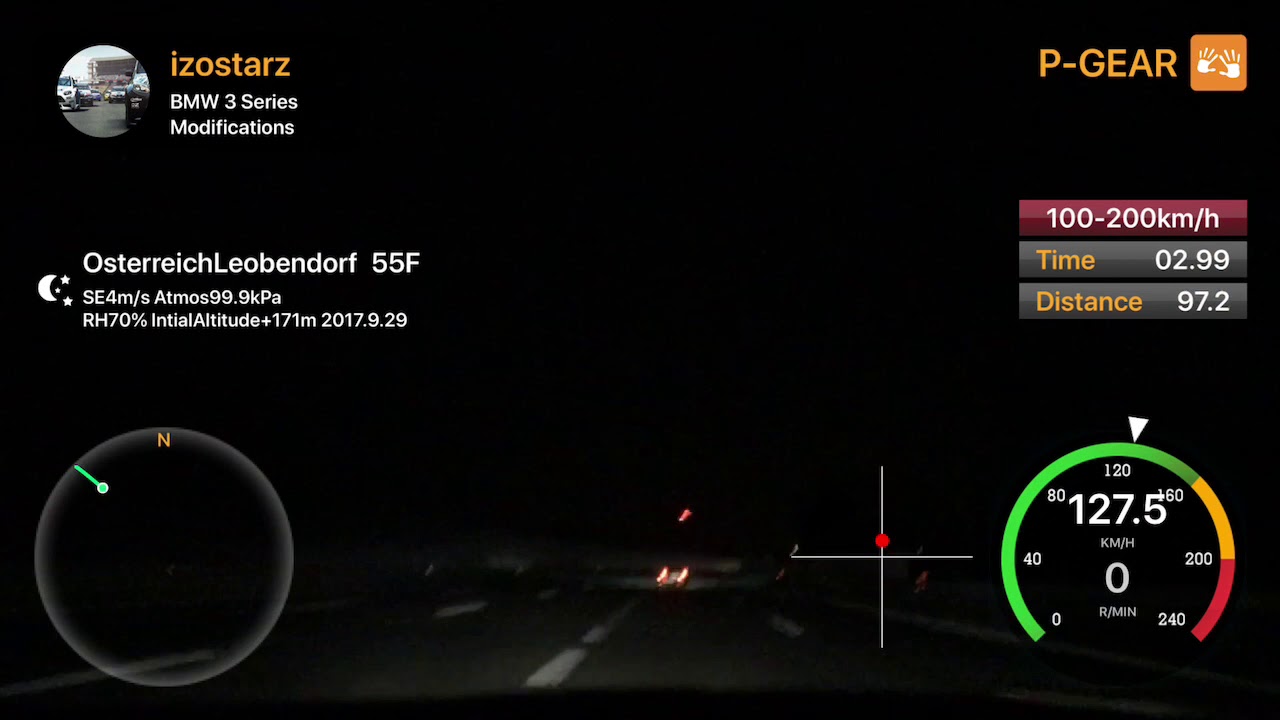 BMW 330d E46 P-Gear P600 nur Fahrer 100-200 km/h, 250ps/hp