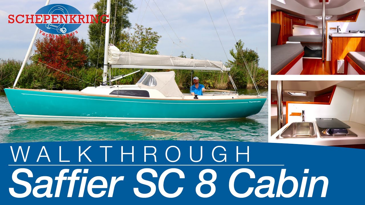 Saffier Sc 8m Cabin for sale | Yacht Walkthrough | @ Schepenkring Lelystad | 4K