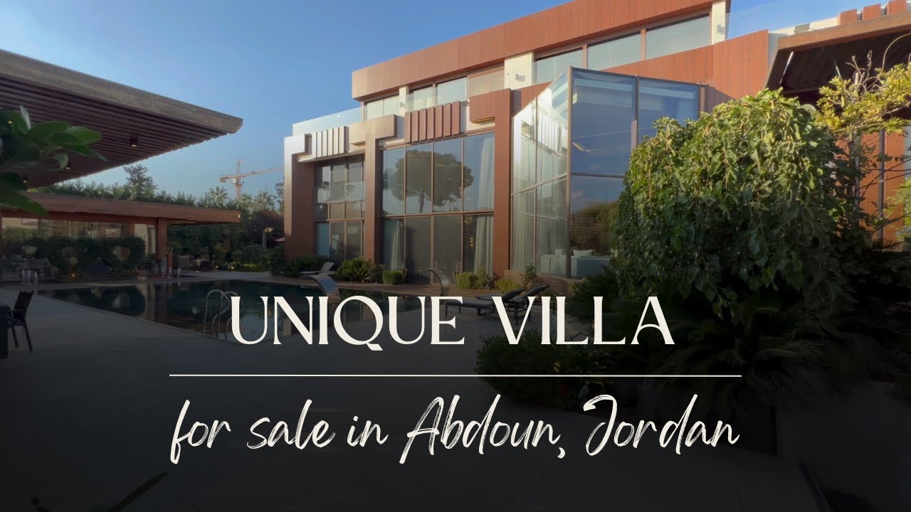 Unique Villa for Sale in Abdoun – فيلا فاخرة للبيع في أجمل مناطق عبدون