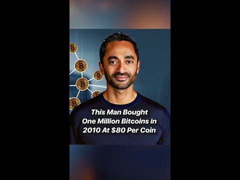 This Man Bought 1 Million Bitcoins In 2010 At $80 Per Coin