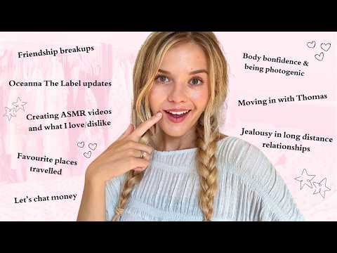 Q&A ˚౨ৎ˚ jealousy in relationships, moving to england, oceanna the label rebrand, travelling, etc ✩