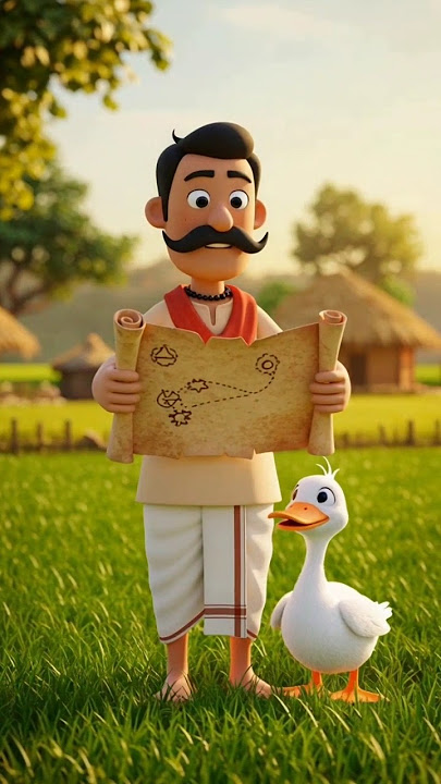 The farmer found a treasure map #shorts #farmer #duck #ai #shortsviral