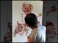 Mortage of legend of minggan  blood painting  amangpintor vlog