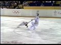 Gordeeva & Grinkov Гордеева n Гринько́в (URS) - 1988 Calgary, Figure Skating, Pairs SP (US ABC)