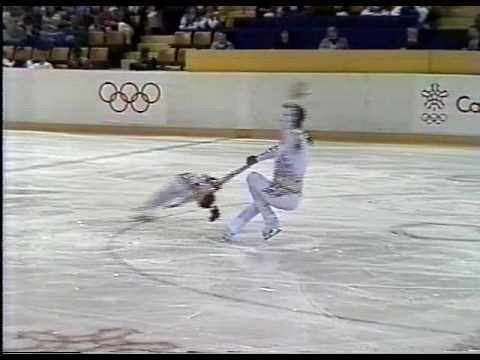 Gordeeva Grinkov Гордеева N Гринько в URS 1988 Calgary Figure Skating Pairs SP US ABC 