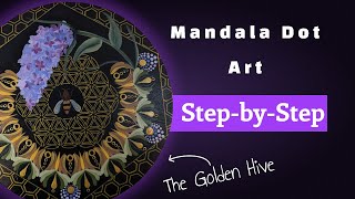 Mandala Dot Art Tutorial | The Golden Hive