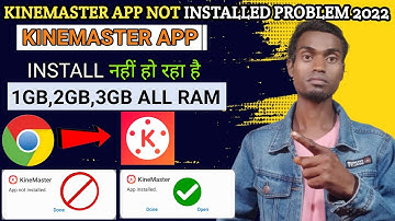 Kinemaster App Not Installed Problem  | How To Fix Not Install Problem In Hindi | @Prtechzone09