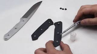Knife Making - Pinless Green Hunter🔪