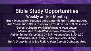 Midweek Lent Service, Signed, 3:30 PM February 25, 2026
