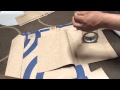 お米の古袋でエコバック