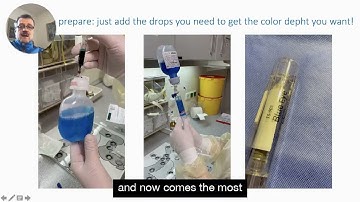 How to Mix the Blue Dye for Submucosal Injection
