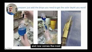 How to Mix the Blue Dye for Submucosal Injection
