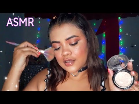 ASMR- ME MAQUIANDO E MASCANDO CHICLETE | EATING SOUNDS, SONS DE ...