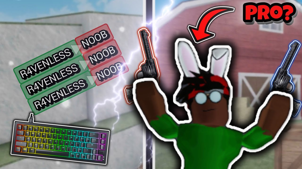 I became a pro roblox murderers vs sheriffs duels gameplay w input