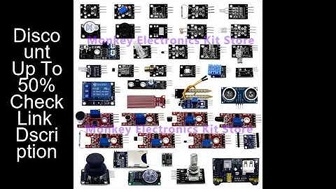 45 Kinds in 1 Sensors Modules Starter Kit For Arduino Raspberry Pi , Better Than 37 Kinds in 1 KIT W
