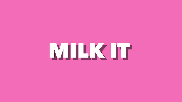 Rony Rex ft. Carla Monroe - Milk It (Lyric Video)