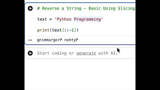 Python Program to Reverse a String - Basic Using Slicing