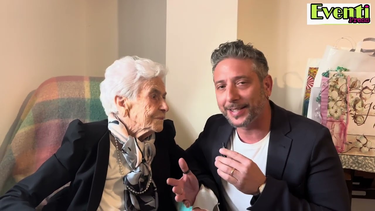 Giovanni Remigare incontra Maria Scibilia per I suoi 100 anni