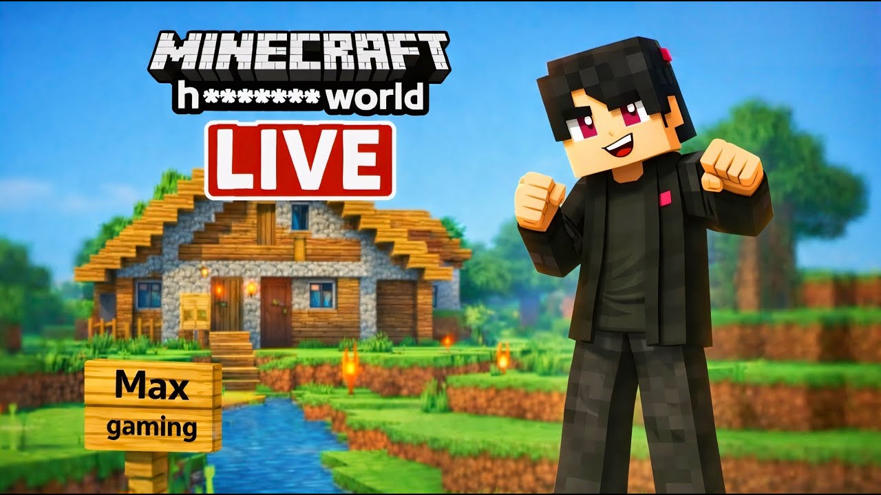 🎮 Minecraft Live Stream | New Survival World 🌍 | Hindi Gameplay 🔴 LIVE